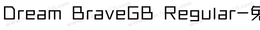 Dream BraveGB Regular字体转换